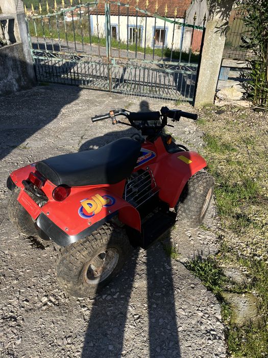 mini Moto4 vermelha 50cc