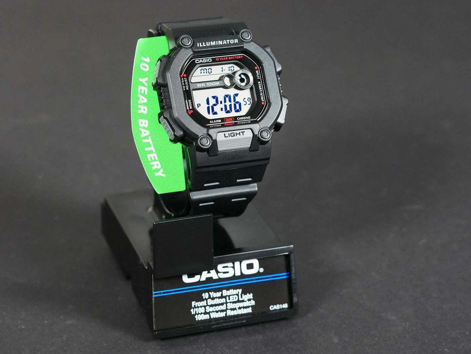 Годинник Casio W-737H-1AV Heavy Duty. 10 років батарейка.