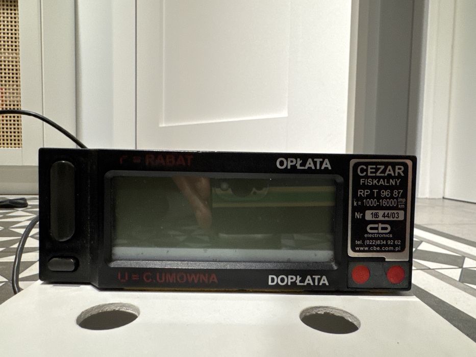 Cezar kasa fiskalna taksówka