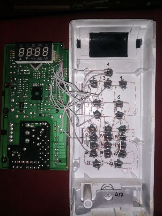 Ремонт модулей управления микроволновок Samsung, LG, Panasonic и др