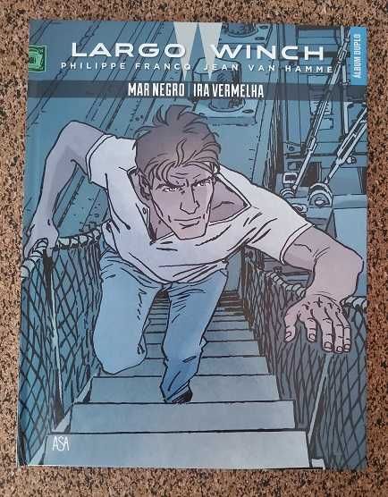 BD - Largo Winch: Mar Negro ; Ira Vermelha (Álbum Duplo)