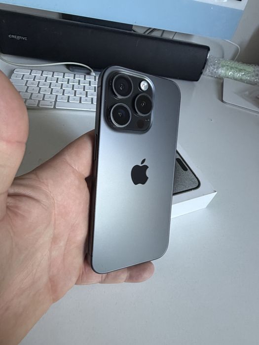 @ # Bateria 100% iPhone 15 Pro 256gb Black Titanium Idealny