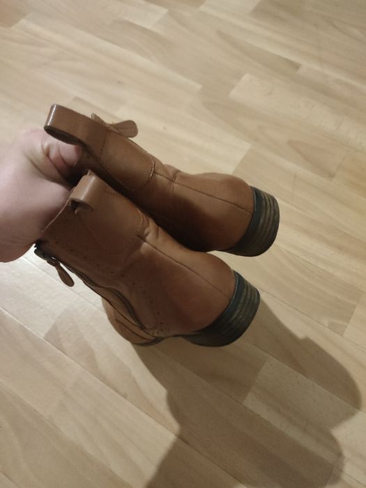 Женские сапоги полусапожки Clarks р 38