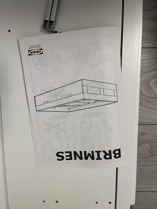 Кровать IKEA BRIMNES ІКЕА БРІМНЕС каркас 200*140
Каркас ліжка із ящик