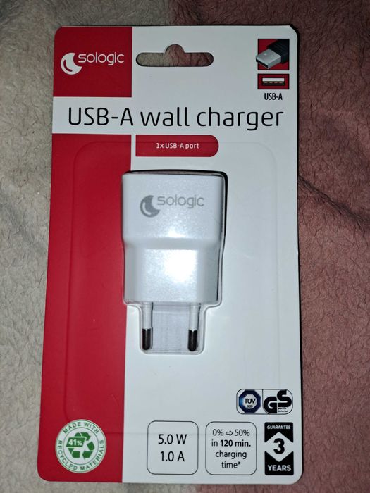 Зарядний пристрій Sologic USB-A