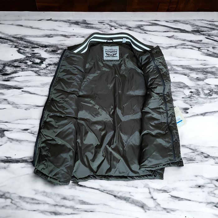 L 48 XL 50 Levis безрукавка жилет жилетка куртка бомбер хаки хакі