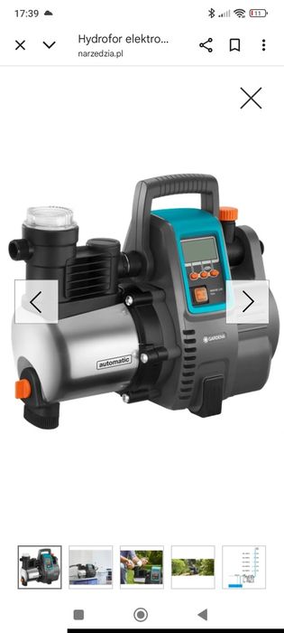 Hydrofor elektroniczny Gardena Premium 6000/6E LCD inox