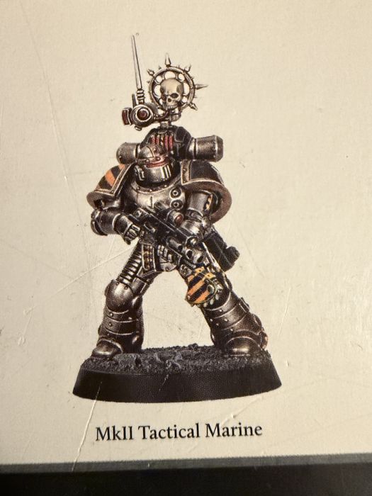 Warhammer Horus Heresy Marines MKII Tactical Squad x10 figurek