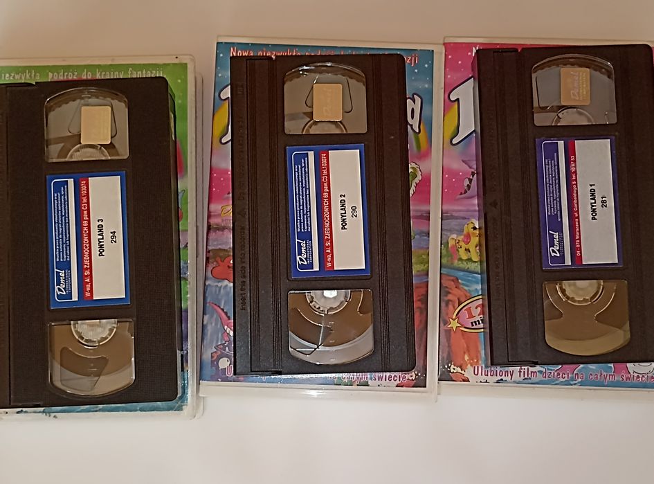 Ponyland zestaw nr. 2 kaset VHS