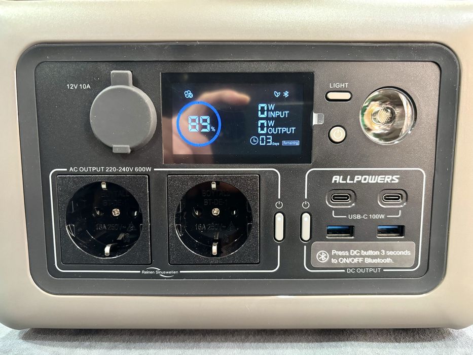 Allpowers R600 зарядна станція 600 вт, 299 вт/год