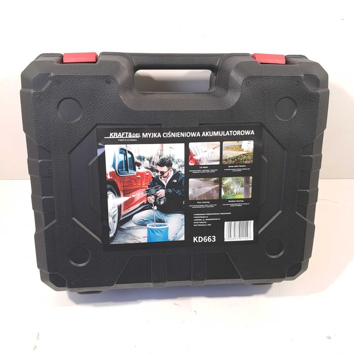 MYJKA ciśnieniowa samozasysająca akumulatorowa 2x bateria KD663