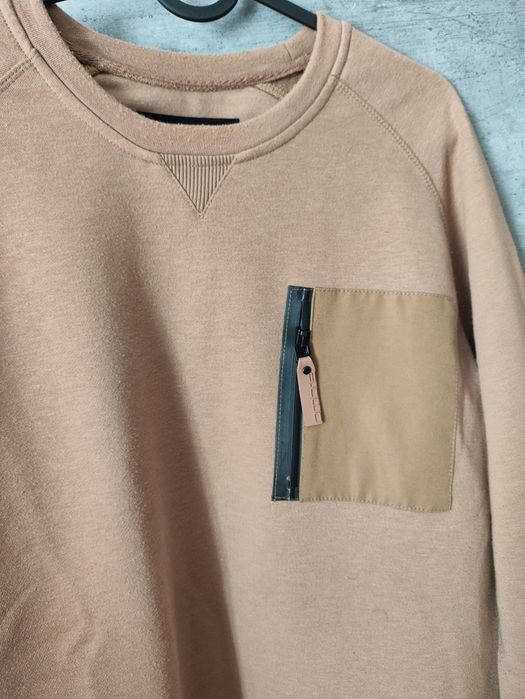 Brązowa bluza Ombre XXL Ombre performance z kieszonką