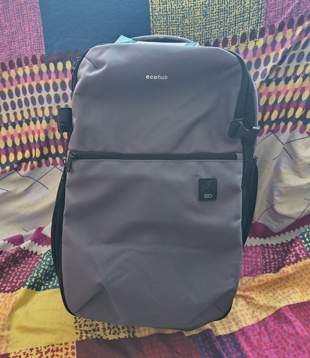 Ecohub plecak podręczny kabinowy Ryanair 20l, 40x20x25cm szary,nowy