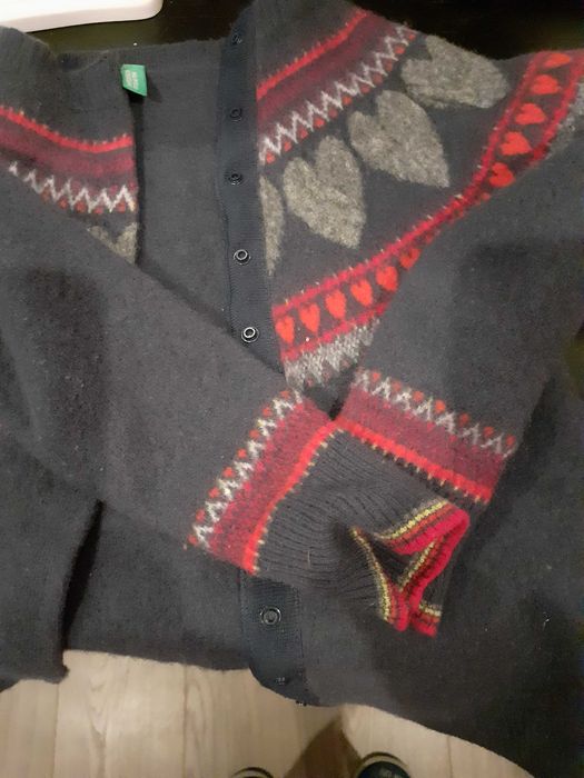 Blusa  Blue Kids e casaco beneton 3/4 anos