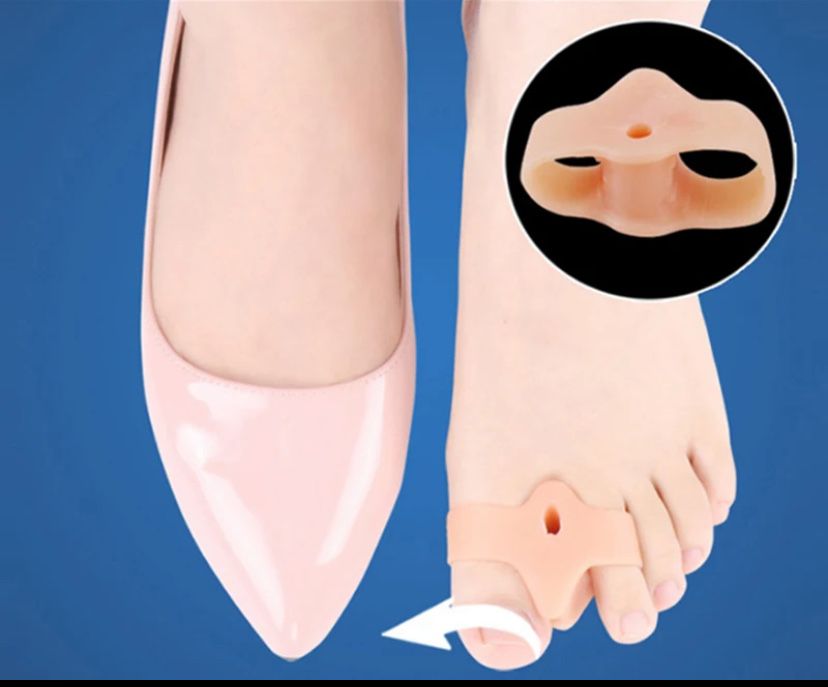 Corretor de joanete, dedo dos pés o par produto de silicone