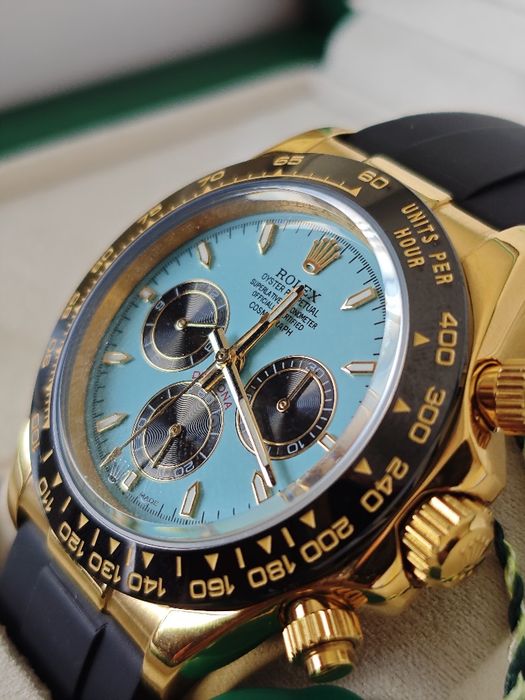Rolex Daytona "Tiffany" – Mostrador Turquesa com Pulseira Oysterflex