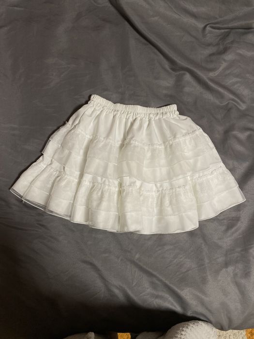 юбка y2k, белая юбка
