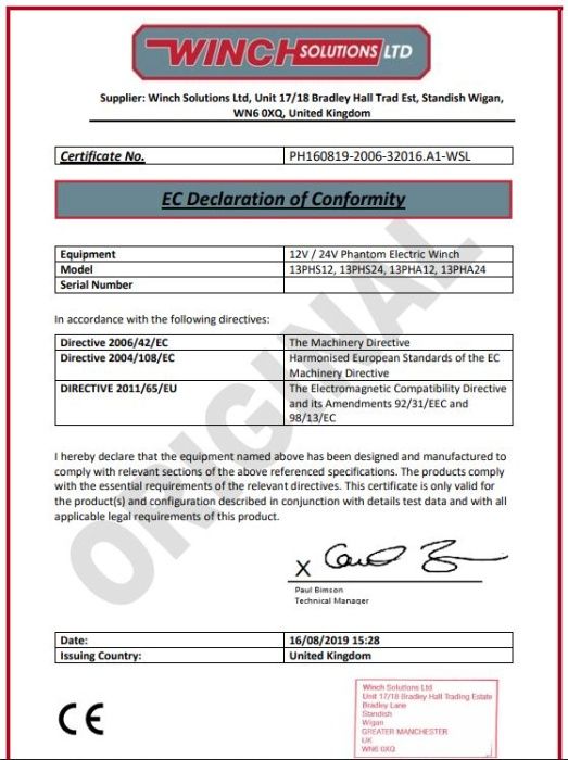 PROMOÇÃO 10% DESCONTO Guincho Phantom 13500lbs 12V