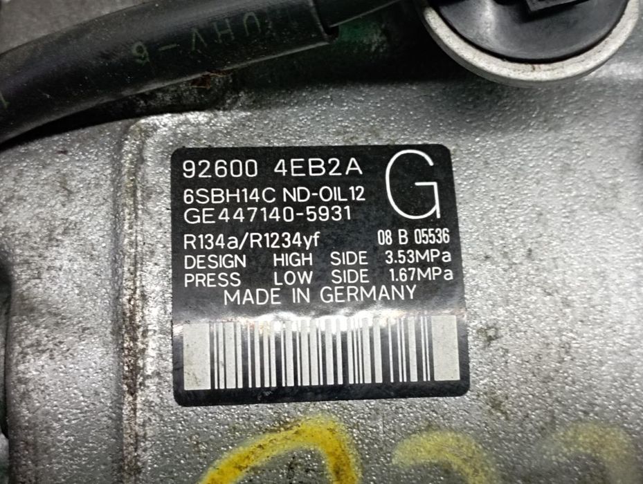Compressor AC NISSAN Qashqai II (J11)