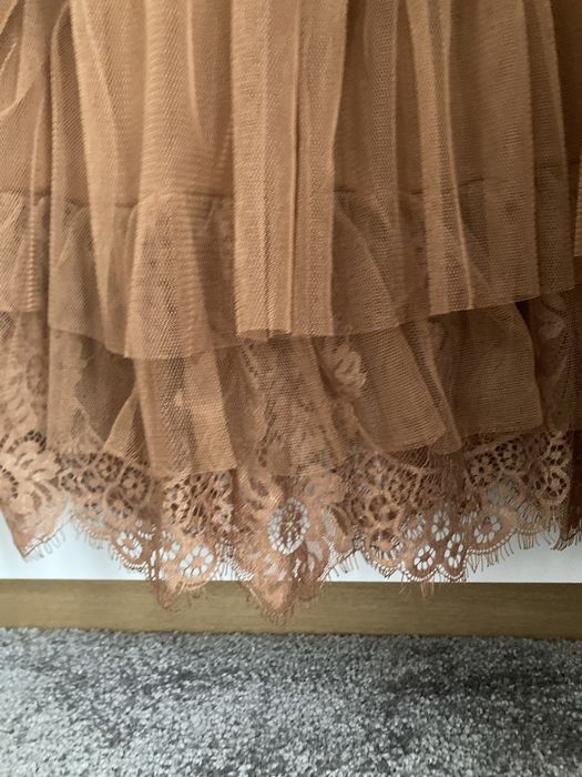 Halka tunika karmel camel nowa uni pod sweter