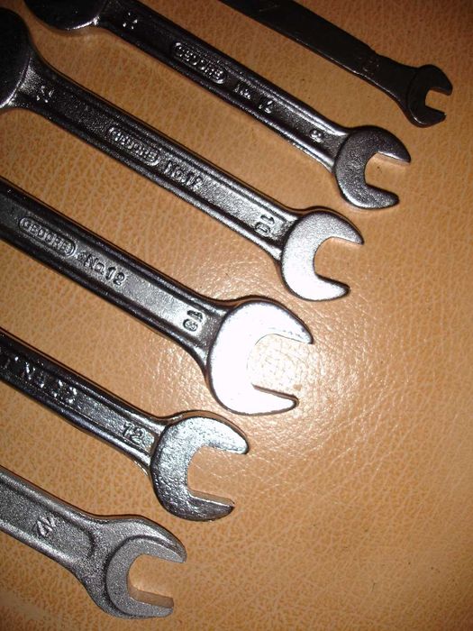 КЛЮЧІ гайкові ріжкові прямі від 5,5 до 14. НОВІ. Раритет USSR. Міцні.