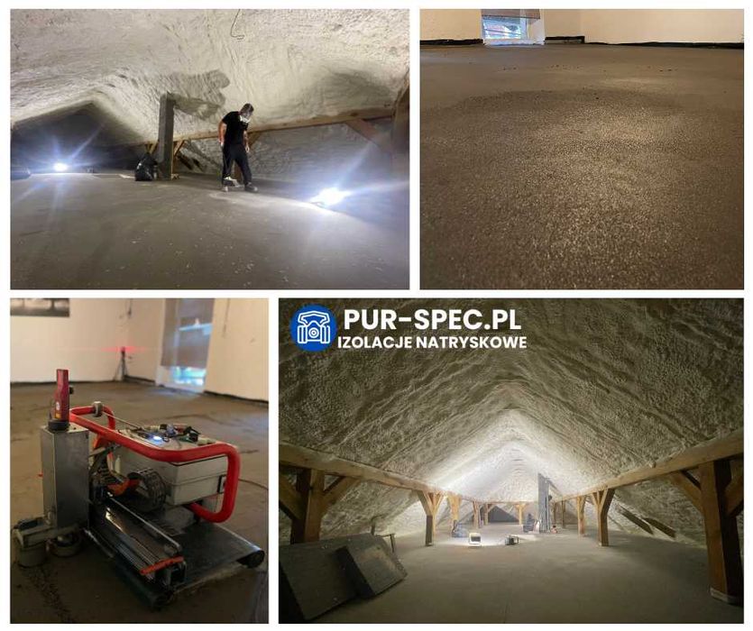 Posadzki Betonowe | Ocieplenia Pianą PUR | Styrobeton | Wylewki Węgrów