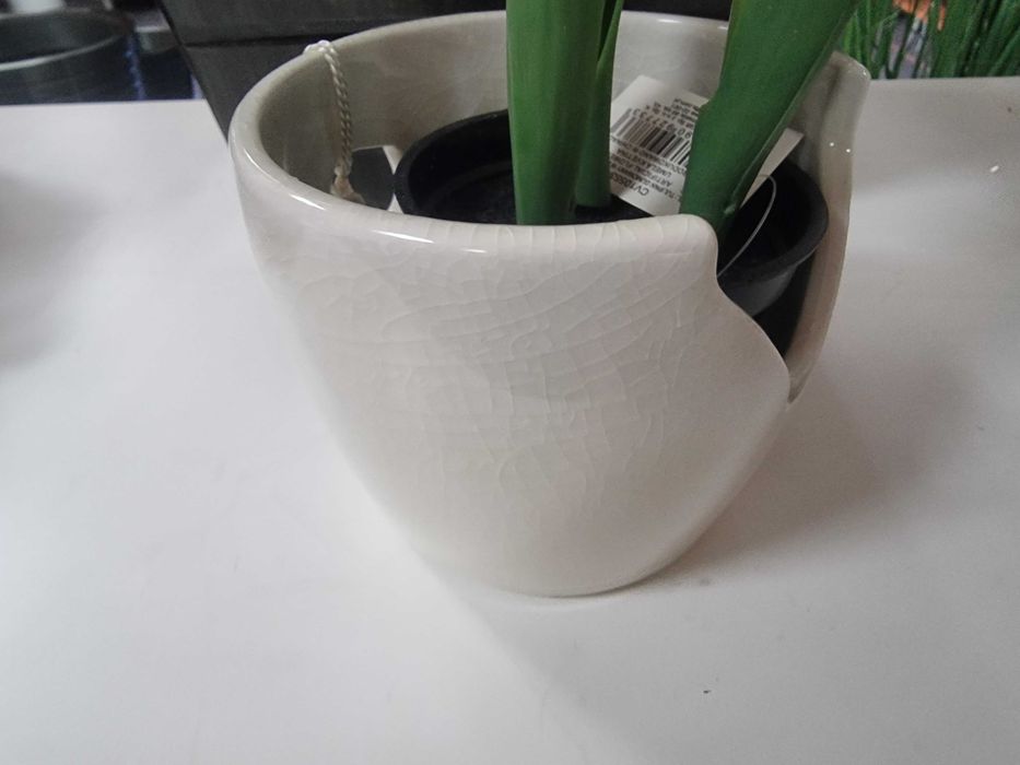 Ceramiczne osłonki kremowe Osłonka Doniczka doniczki z ceramiki