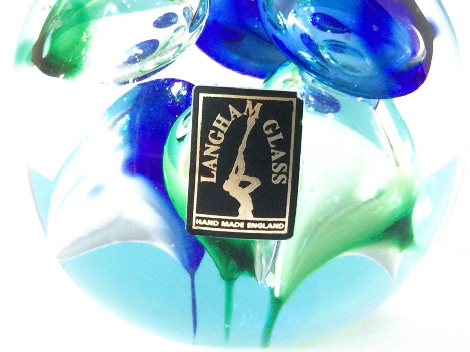 Pisa papéis de Vidro Soprado à Mão, Langham Inglaterra, anos 80