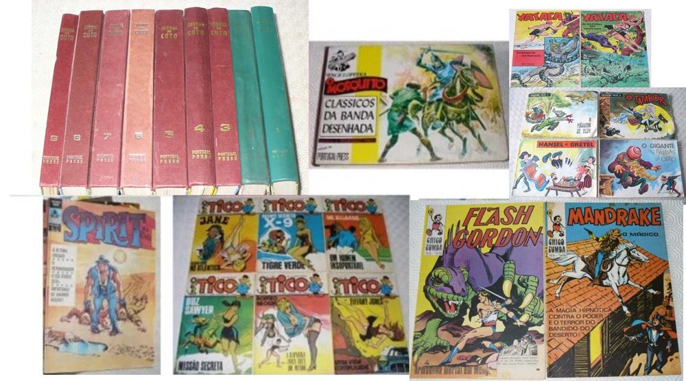 Portugal Press col completas encadernadas origem e nao enc