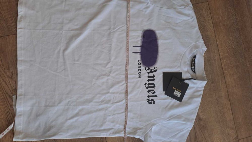 Футболка Palm Angels  біла XL