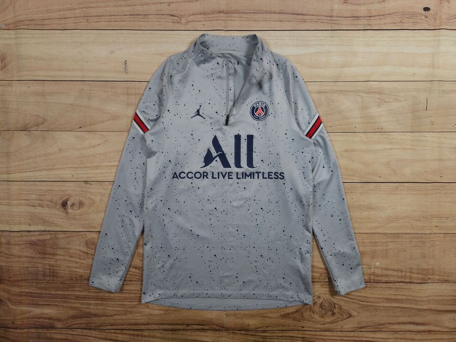 JORDAN PSG Paris Saint Germain Slim Fit Bluza Męska Logowana r. S