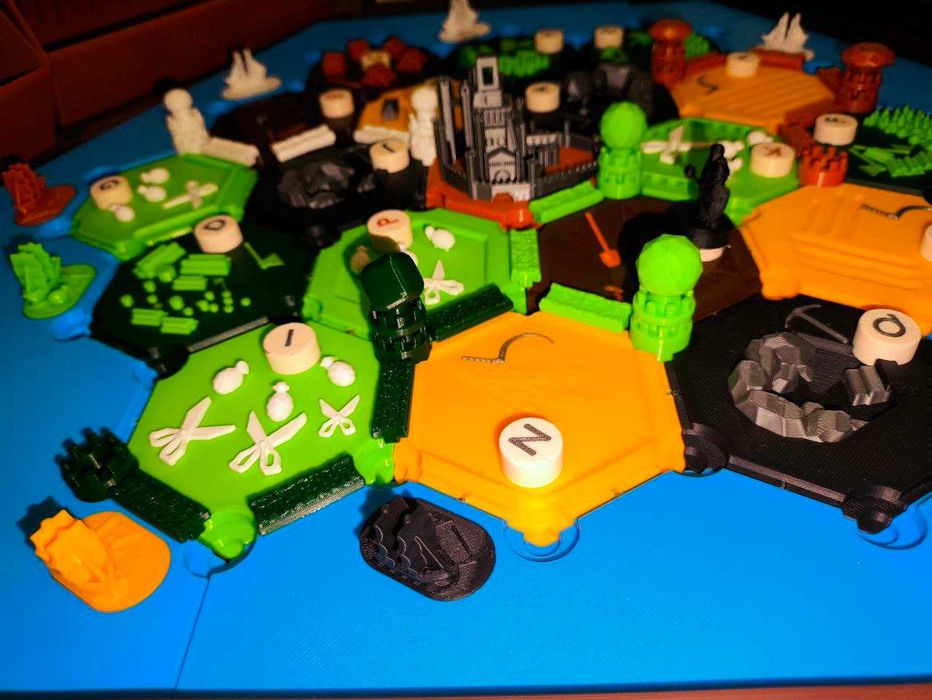 Колонізатори (Catan) — магнітний набір гексів + фішки гравців