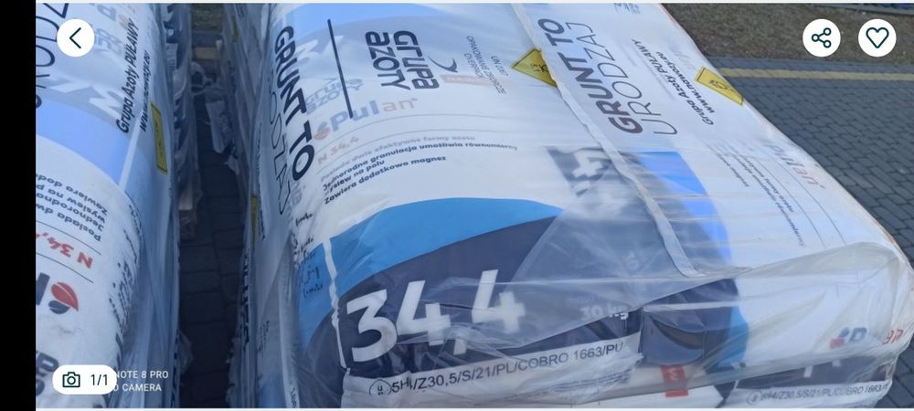 Saletra amonowa 34%  30 kg