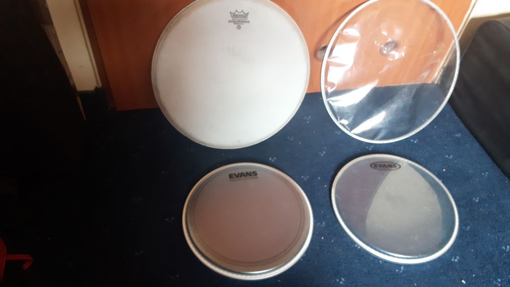 Naciagi Aquarian Modern Vintage 18' + Evans 18 ' g1 + inne Remo, Evans 18'13 12''10'+3 reso.Zamiana