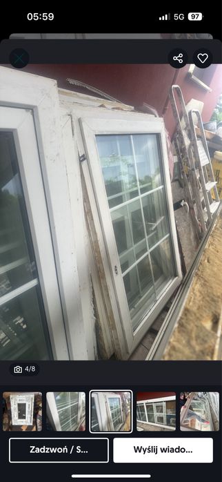 Okna z demontazu stan bardzo dobry