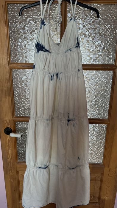 Allsaints Denim Sulli Midi, Sukienka na lato