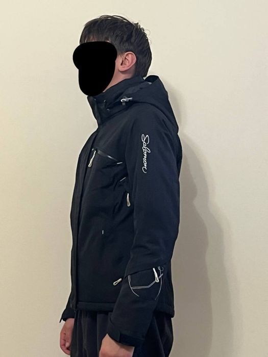 Курточка salomon теплая зимняя горнолыжная size S
