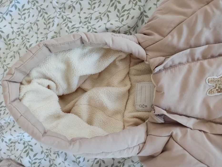 Macacão urso, abertura dupla total, para bebé 0-3 meses