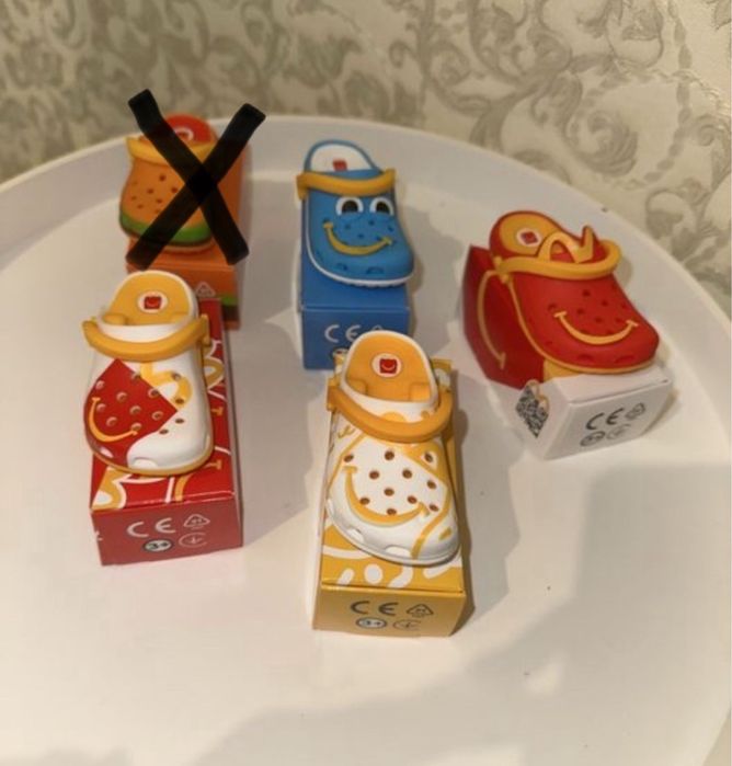 Кроксы брелок McDonald's, Crocs, МакДональдз Оригинал