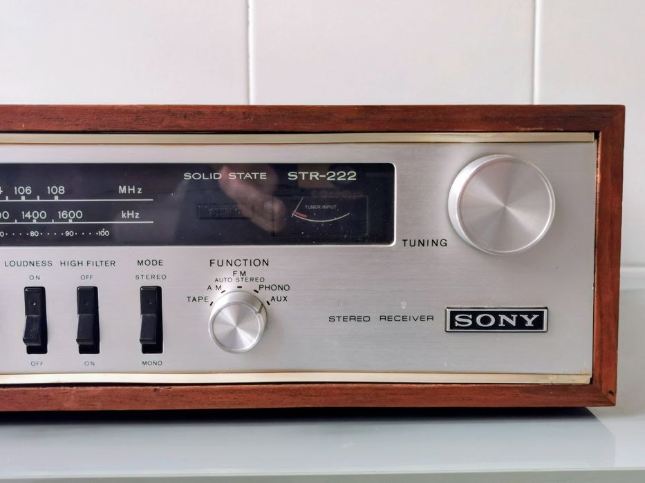 Sony STR-222 Amplificador - Sintonizador AM/FM + Colunas Sony SS-485