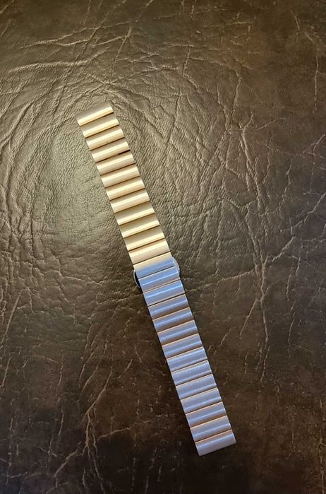 Metalowo-różowy pasek z teleskopem do zegarka uniwersalny 20mm