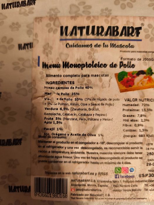 BARF - Comida para cão