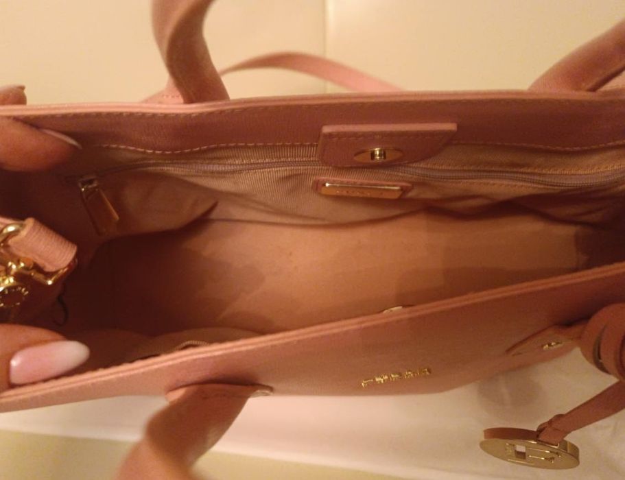 Torebka FURLA pudrowy róż