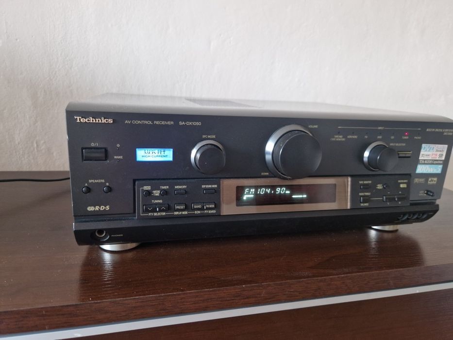 Amplituner technics sa dx 1050 + orginalny pilot