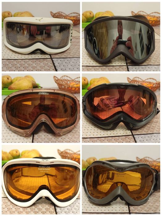 Чоловічі і жіночі окуляри лижні б/у Alpina Uvex Salomon