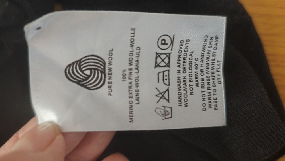 Sweter męski wełna S