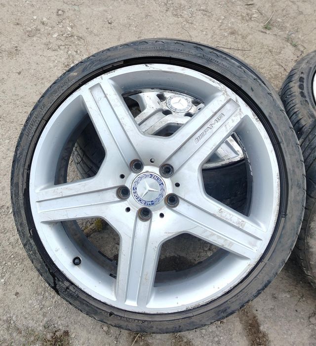 Оригінальні диски AMG з резиною на мерседес A2214012602
