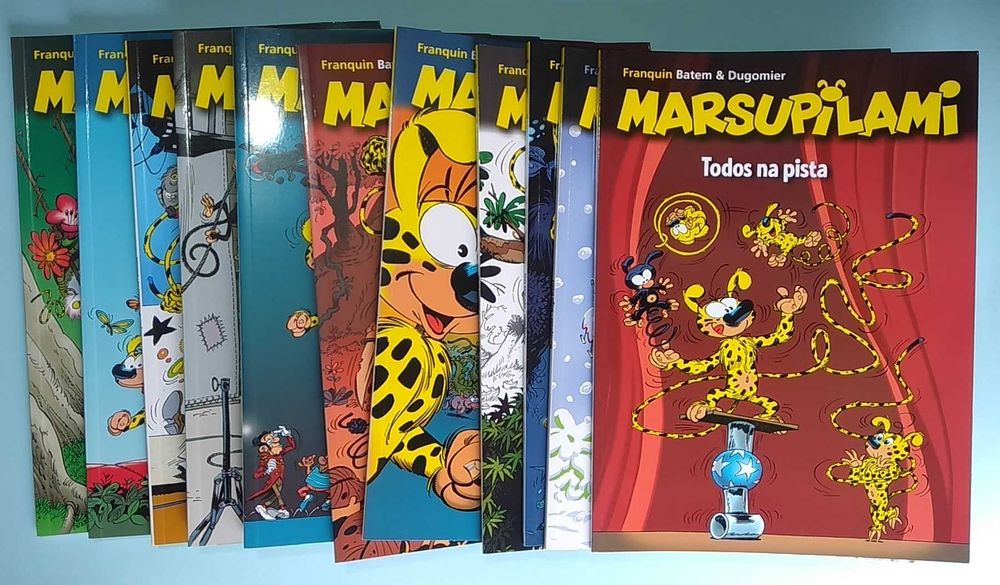Coleção MARSUPILAMI 12 volumes Edição Asa Público, como novos.