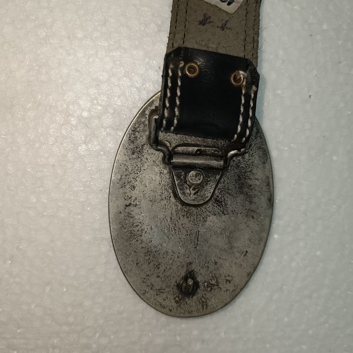 Cinto em Pele de qualidade Vintage Fivela Psicadélica Tecido em Metal