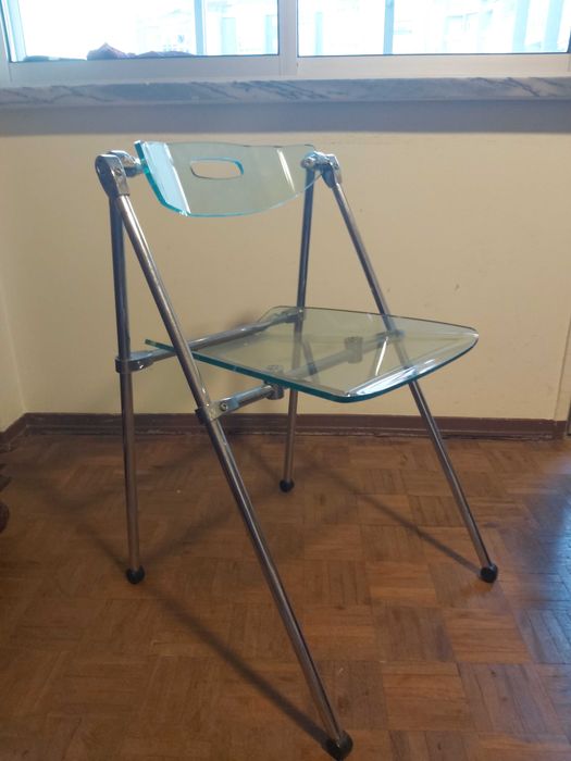 cadeira de escritório transparente